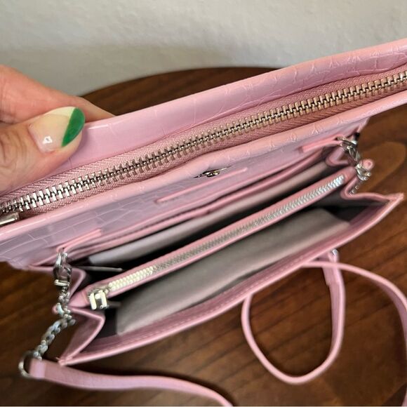 NWT INC international concepts ๐ โAVERRYโ clutch/crossbody ๐ Candy pink ๐ - Picture 3 of 4